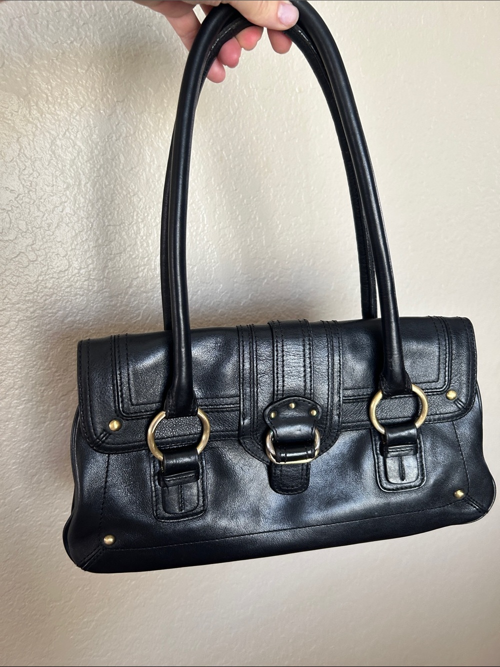 Y2K Nortstrom Leather Shoulder Bag